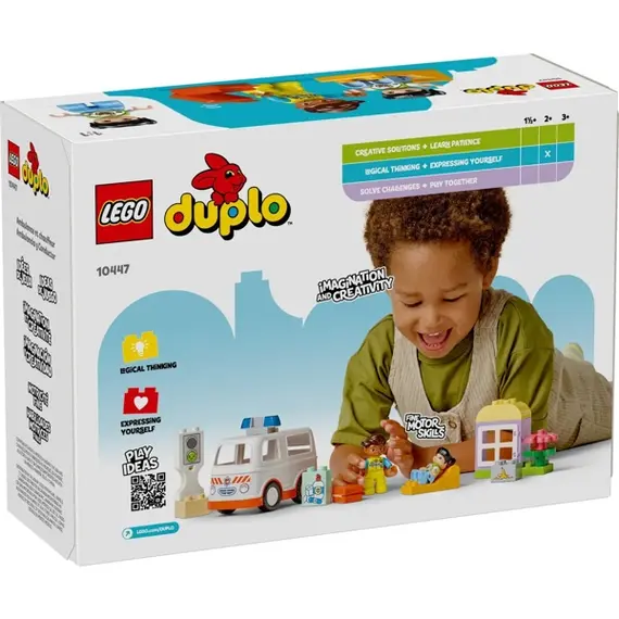 ლეგო LEGO Constructor DUPLO Classic Ambulance with Driver, 5 image - TechMall.geლეგო LEGO Constructor DUPLO Classic Ambulance with Driver, 5 image - TechMall.ge ,ლეგო LEGO Constructor DUPLO Classic Ambulance with Driver, 5 image - TechMall.ge