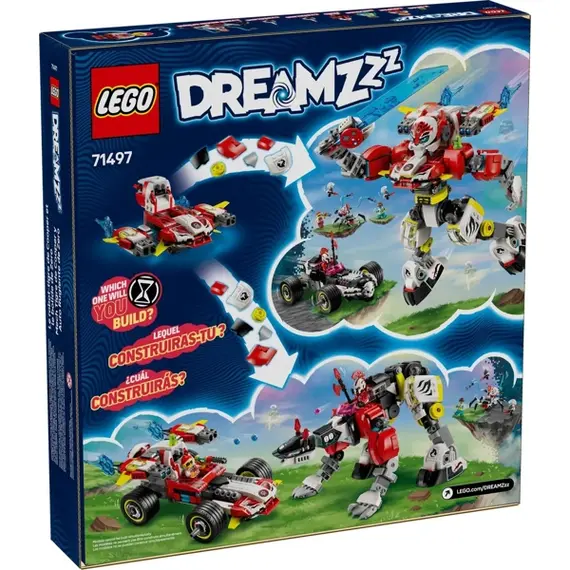 ლეგო LEGO Constructor DREAMZzz Cooper's Tiger Mech & Zero's Hot Rod Car, 5 image - TechMall.geლეგო LEGO Constructor DREAMZzz Cooper's Tiger Mech & Zero's Hot Rod Car, 5 image - TechMall.ge ,ლეგო LEGO Constructor DREAMZzz Cooper's Tiger Mech & Zero's Hot Rod Car, 5 image - TechMall.ge