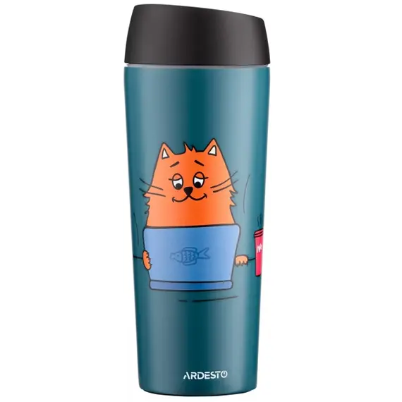 თერმოსი Ardesto AR2645CG Red Cat, 450ml, Thermos, Blue - TechMall.geთერმოსი Ardesto AR2645CG Red Cat, 450ml, Thermos, Blue - TechMall.ge ,თერმოსი Ardesto AR2645CG Red Cat, 450ml, Thermos, Blue - TechMall.ge