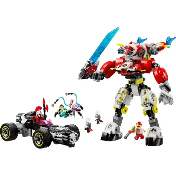 ლეგო LEGO Constructor DREAMZzz Cooper's Tiger Mech & Zero's Hot Rod Car, 2 image - TechMall.geლეგო LEGO Constructor DREAMZzz Cooper's Tiger Mech & Zero's Hot Rod Car, 2 image - TechMall.ge ,ლეგო LEGO Constructor DREAMZzz Cooper's Tiger Mech & Zero's Hot Rod Car, 2 image - TechMall.ge