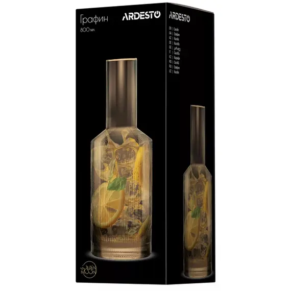 დოქი Ardesto AR2690GG Carafe, 800ml, Decanter, Golden, 3 image - TechMall.geდოქი Ardesto AR2690GG Carafe, 800ml, Decanter, Golden, 3 image - TechMall.ge ,დოქი Ardesto AR2690GG Carafe, 800ml, Decanter, Golden, 3 image - TechMall.ge
