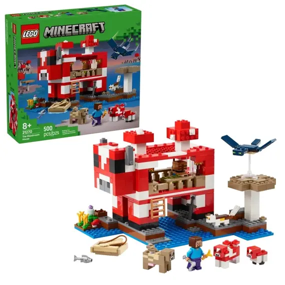 ლეგო LEGO Constructor Minecraft The Mooshroom House, 7 image - TechMall.geლეგო LEGO Constructor Minecraft The Mooshroom House, 7 image - TechMall.ge ,ლეგო LEGO Constructor Minecraft The Mooshroom House, 7 image - TechMall.ge