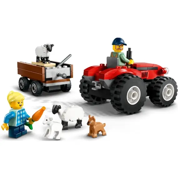 ლეგო LEGO Constructor City Red Farm Tractor with Trailer & Sheep, 4 image - TechMall.geლეგო LEGO Constructor City Red Farm Tractor with Trailer & Sheep, 4 image - TechMall.ge ,ლეგო LEGO Constructor City Red Farm Tractor with Trailer & Sheep, 4 image - TechMall.ge