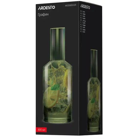 დოქი Ardesto AR2690GGR Carafe, 800ml, Decanter, Green, 3 image - TechMall.geდოქი Ardesto AR2690GGR Carafe, 800ml, Decanter, Green, 3 image - TechMall.ge ,დოქი Ardesto AR2690GGR Carafe, 800ml, Decanter, Green, 3 image - TechMall.ge