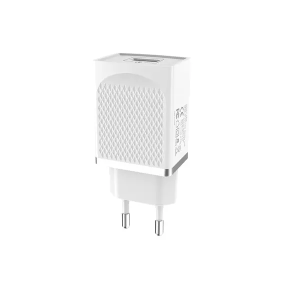 ადაპტერი Hoco C42A Vast power QC3.0 USB single port charger white - TechMall.geადაპტერი Hoco C42A Vast power QC3.0 USB single port charger white - TechMall.ge ,ადაპტერი Hoco C42A Vast power QC3.0 USB single port charger white - TechMall.ge