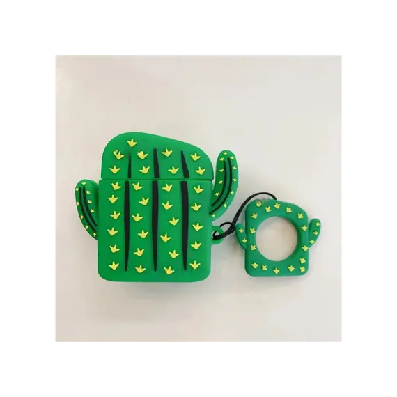 ყურსასმენის ქეისი Silicone Case for AirPods 2nd gen - Cactus, 2 image - TechMall.geყურსასმენის ქეისი Silicone Case for AirPods 2nd gen - Cactus, 2 image - TechMall.ge ,ყურსასმენის ქეისი Silicone Case for AirPods 2nd gen - Cactus, 2 image - TechMall.ge