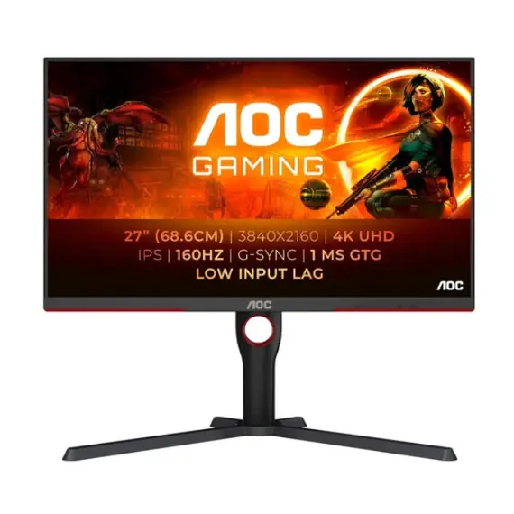 მონიტორი AOC U27G3X/BK 27" 4K UHD 160Hz 1ms 2xHDMI 2xDP - TechMall.geმონიტორი AOC U27G3X/BK 27" 4K UHD 160Hz 1ms 2xHDMI 2xDP - TechMall.ge ,მონიტორი AOC U27G3X/BK 27" 4K UHD 160Hz 1ms 2xHDMI 2xDP - TechMall.ge
