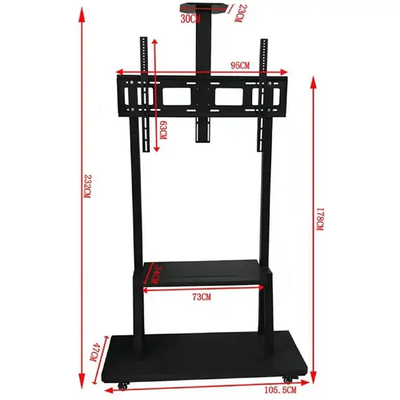 ტელევიზორის საკიდი Allscreen C1800, 42"-100", TV Mount With Roller, Black, 3 image - TechMall.geტელევიზორის საკიდი Allscreen C1800, 42"-100", TV Mount With Roller, Black, 3 image - TechMall.ge ,ტელევიზორის საკიდი Allscreen C1800, 42"-100", TV Mount With Roller, Black, 3 image - TechMall.ge