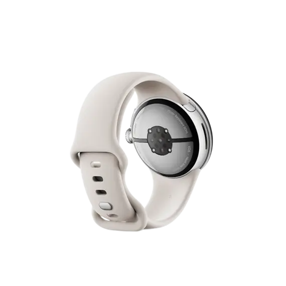 სმარტ საათი Google Pixel Watch 3 45mm Wi-Fi Polished Silver Aluminum Case with Porcelain Active Band, 2 image - TechMall.geსმარტ საათი Google Pixel Watch 3 45mm Wi-Fi Polished Silver Aluminum Case with Porcelain Active Band, 2 image - TechMall.ge ,სმარტ საათი Google Pixel Watch 3 45mm Wi-Fi Polished Silver Aluminum Case with Porcelain Active Band, 2 image - TechMall.ge