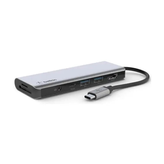 USB-C ჰაბი Belkin AVC009BTSGY, USB-C, HDMI, MicroSD, USB-A, 3.5mm, Hub, Silver, 2 image - TechMall.geUSB-C ჰაბი Belkin AVC009BTSGY, USB-C, HDMI, MicroSD, USB-A, 3.5mm, Hub, Silver, 2 image - TechMall.ge ,USB-C ჰაბი Belkin AVC009BTSGY, USB-C, HDMI, MicroSD, USB-A, 3.5mm, Hub, Silver, 2 image - TechMall.ge