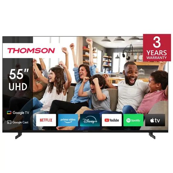 ტელევიზორი Thomson 55UG4S14 LED, 55", 4K UHD, Smart TV, HDMI, USB, LAN, WIFI, BT, Black - TechMall.geტელევიზორი Thomson 55UG4S14 LED, 55", 4K UHD, Smart TV, HDMI, USB, LAN, WIFI, BT, Black - TechMall.ge ,ტელევიზორი Thomson 55UG4S14 LED, 55", 4K UHD, Smart TV, HDMI, USB, LAN, WIFI, BT, Black - TechMall.ge