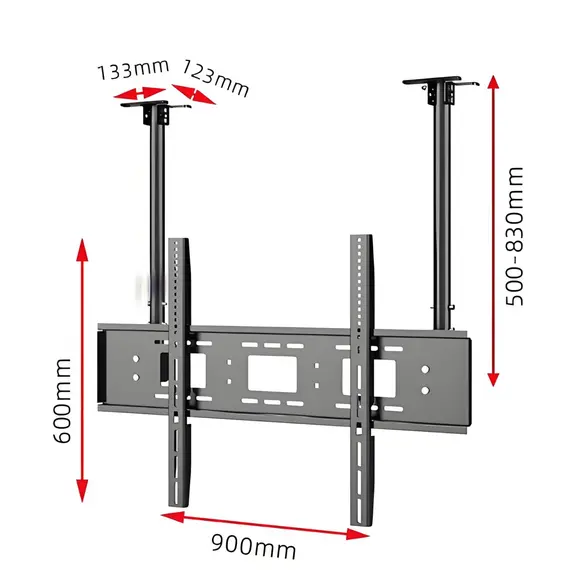 ტელევიზორის საკიდი ჭერზე Allscreen C521, 55"-95", TV Ceiling Mount, Black, 5 image - TechMall.geტელევიზორის საკიდი ჭერზე Allscreen C521, 55"-95", TV Ceiling Mount, Black, 5 image - TechMall.ge ,ტელევიზორის საკიდი ჭერზე Allscreen C521, 55"-95", TV Ceiling Mount, Black, 5 image - TechMall.ge