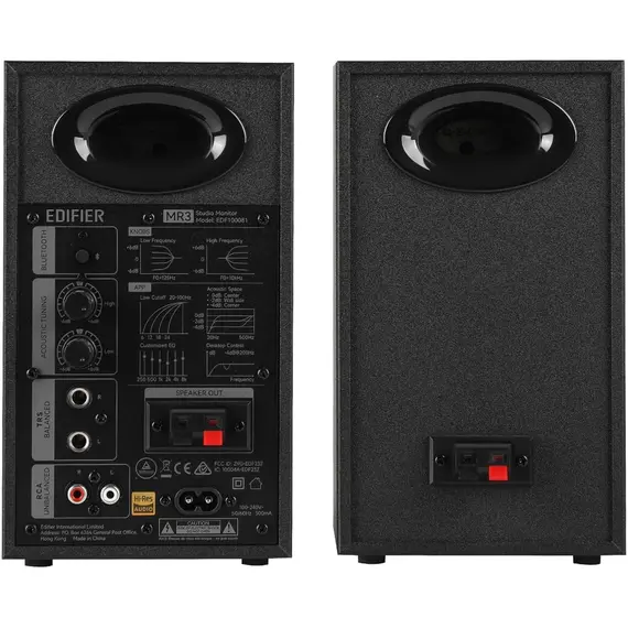 დინამიკი Edifier MR3, 36W, TRS, RCA, AUX, Bluetooth, Powered Studio Monitor Speakers, Black, 5 image - TechMall.geდინამიკი Edifier MR3, 36W, TRS, RCA, AUX, Bluetooth, Powered Studio Monitor Speakers, Black, 5 image - TechMall.ge ,დინამიკი Edifier MR3, 36W, TRS, RCA, AUX, Bluetooth, Powered Studio Monitor Speakers, Black, 5 image - TechMall.ge