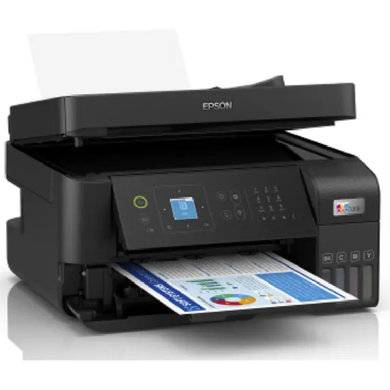 პრინტერი Epson C11CK57404 EcoTank L5590, MFP, A4, Wi-Fi, LAN, USB, Black, 2 image - TechMall.geპრინტერი Epson C11CK57404 EcoTank L5590, MFP, A4, Wi-Fi, LAN, USB, Black, 2 image - TechMall.ge ,პრინტერი Epson C11CK57404 EcoTank L5590, MFP, A4, Wi-Fi, LAN, USB, Black, 2 image - TechMall.ge
