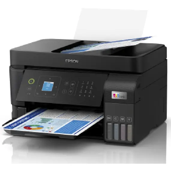 პრინტერი Epson C11CK57404 EcoTank L5590, MFP, A4, Wi-Fi, LAN, USB, Black, 3 image - TechMall.geპრინტერი Epson C11CK57404 EcoTank L5590, MFP, A4, Wi-Fi, LAN, USB, Black, 3 image - TechMall.ge ,პრინტერი Epson C11CK57404 EcoTank L5590, MFP, A4, Wi-Fi, LAN, USB, Black, 3 image - TechMall.ge
