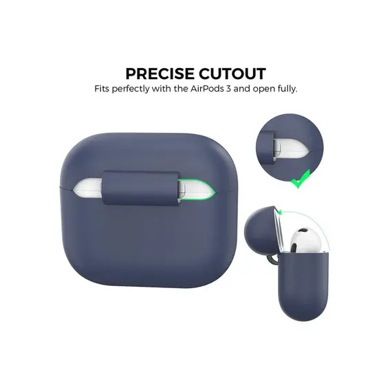 ყურსასმენის ქეისი Silicone Case For AirPods 3 - Midnight Blue, 2 image - TechMall.geყურსასმენის ქეისი Silicone Case For AirPods 3 - Midnight Blue, 2 image - TechMall.ge ,ყურსასმენის ქეისი Silicone Case For AirPods 3 - Midnight Blue, 2 image - TechMall.ge