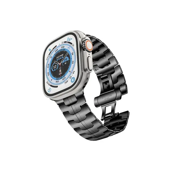 სმარტ საათის სამაჯური TVC Watch Strap for Apple Watch 10 46mm / Ultra 2 / Ultra 49mm / 9 8 7 45mm / SE (2023) SE (2022) SE 6 5 4 44mm / 3 2 1 42mm Stainless Steel Band - Black, 2 image - TechMall.geსმარტ საათის სამაჯური TVC Watch Strap for Apple Watch 10 46mm / Ultra 2 / Ultra 49mm / 9 8 7 45mm / SE (2023) SE (2022) SE 6 5 4 44mm / 3 2 1 42mm Stainless Steel Band - Black, 2 image - TechMall.ge ,სმარტ საათის სამაჯური TVC Watch Strap for Apple Watch 10 46mm / Ultra 2 / Ultra 49mm / 9 8 7 45mm / SE (2023) SE (2022) SE 6 5 4 44mm / 3 2 1 42mm Stainless Steel Band - Black, 2 image - TechMall.ge