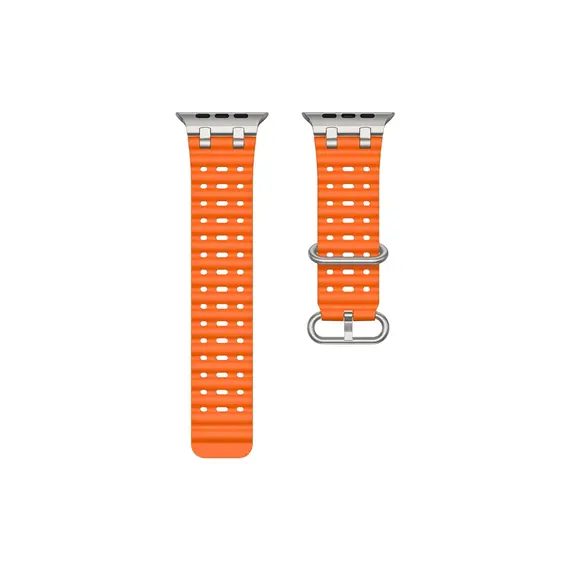 სმარტ საათის სამაჯური TVC Ocean Watch Strap for Apple Watch Series 10 Ultra 9 8 7 SE 6 5 4 3 2 1 46mm 49mm 45mm 44mm 42mm Silicone Band - Orange+Silver Buckle, 3 image - TechMall.geსმარტ საათის სამაჯური TVC Ocean Watch Strap for Apple Watch Series 10 Ultra 9 8 7 SE 6 5 4 3 2 1 46mm 49mm 45mm 44mm 42mm Silicone Band - Orange+Silver Buckle, 3 image - TechMall.ge ,სმარტ საათის სამაჯური TVC Ocean Watch Strap for Apple Watch Series 10 Ultra 9 8 7 SE 6 5 4 3 2 1 46mm 49mm 45mm 44mm 42mm Silicone Band - Orange+Silver Buckle, 3 image - TechMall.ge