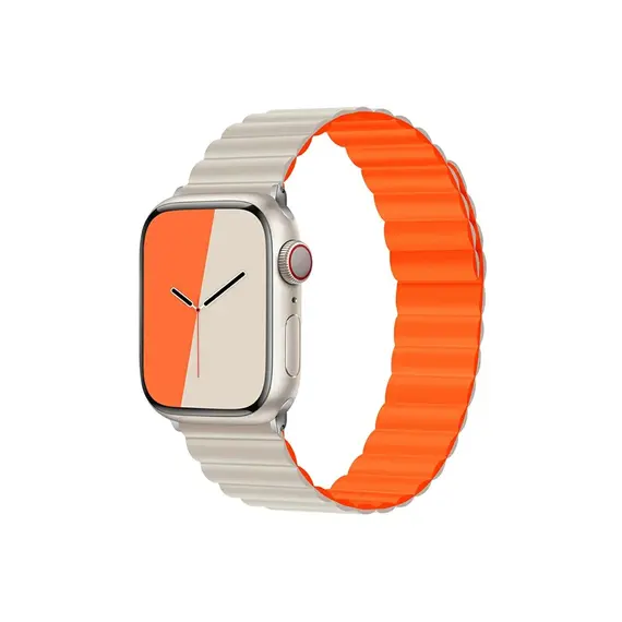 სმარტ საათის სამაჯური TVC KALEBOL Magnetic Watch Band for Apple Watch Series 10 9 8 7 SE 6 5 4 3 2 1 42mm 41mm 40mm 38mm Silicone Adjustable Strap - Starlight Orange - TechMall.geსმარტ საათის სამაჯური TVC KALEBOL Magnetic Watch Band for Apple Watch Series 10 9 8 7 SE 6 5 4 3 2 1 42mm 41mm 40mm 38mm Silicone Adjustable Strap - Starlight Orange - TechMall.ge ,სმარტ საათის სამაჯური TVC KALEBOL Magnetic Watch Band for Apple Watch Series 10 9 8 7 SE 6 5 4 3 2 1 42mm 41mm 40mm 38mm Silicone Adjustable Strap - Starlight Orange - TechMall.ge