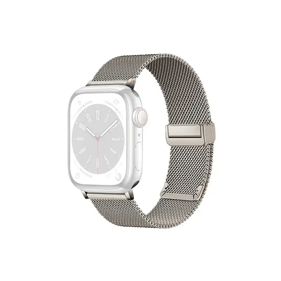 სმარტ საათის სამაჯური TVC KALEBOL Magnetic Buckle Watch Band for Apple Watch Series 10 9 8 7 SE 6 5 4 3 2 1 42mm 41mm 40mm 38mm Stainless Steel Strap - Starlight, 2 image - TechMall.geსმარტ საათის სამაჯური TVC KALEBOL Magnetic Buckle Watch Band for Apple Watch Series 10 9 8 7 SE 6 5 4 3 2 1 42mm 41mm 40mm 38mm Stainless Steel Strap - Starlight, 2 image - TechMall.ge ,სმარტ საათის სამაჯური TVC KALEBOL Magnetic Buckle Watch Band for Apple Watch Series 10 9 8 7 SE 6 5 4 3 2 1 42mm 41mm 40mm 38mm Stainless Steel Strap - Starlight, 2 image - TechMall.ge