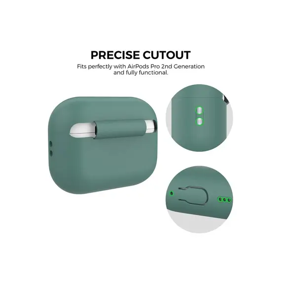 ყურსასმენის ქეისი Protective Cover For AirPods Pro 2 - Green, 4 image - TechMall.geყურსასმენის ქეისი Protective Cover For AirPods Pro 2 - Green, 4 image - TechMall.ge ,ყურსასმენის ქეისი Protective Cover For AirPods Pro 2 - Green, 4 image - TechMall.ge