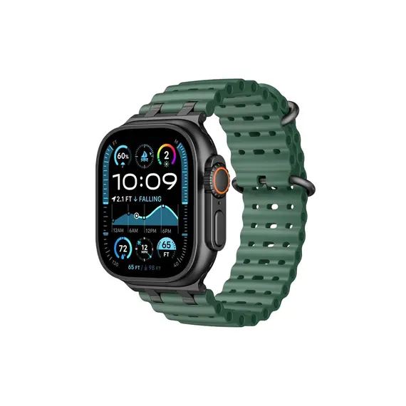სმარტ საათის სამაჯური TVC Ocean Watch Strap for Apple Watch Series 10 Ultra 9 8 7 SE 6 5 4 3 2 1 46mm 49mm 45mm 44mm 42mm Silicone Band - Green+Black Buckle - TechMall.geსმარტ საათის სამაჯური TVC Ocean Watch Strap for Apple Watch Series 10 Ultra 9 8 7 SE 6 5 4 3 2 1 46mm 49mm 45mm 44mm 42mm Silicone Band - Green+Black Buckle - TechMall.ge ,სმარტ საათის სამაჯური TVC Ocean Watch Strap for Apple Watch Series 10 Ultra 9 8 7 SE 6 5 4 3 2 1 46mm 49mm 45mm 44mm 42mm Silicone Band - Green+Black Buckle - TechMall.ge