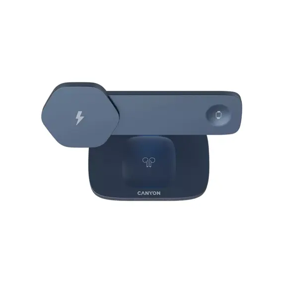პორტატული დამტენი CANYON wireless charger HEXAGON WCS-310 3in1DarkGrey/Blue, 3 image - TechMall.geპორტატული დამტენი CANYON wireless charger HEXAGON WCS-310 3in1DarkGrey/Blue, 3 image - TechMall.ge ,პორტატული დამტენი CANYON wireless charger HEXAGON WCS-310 3in1DarkGrey/Blue, 3 image - TechMall.ge