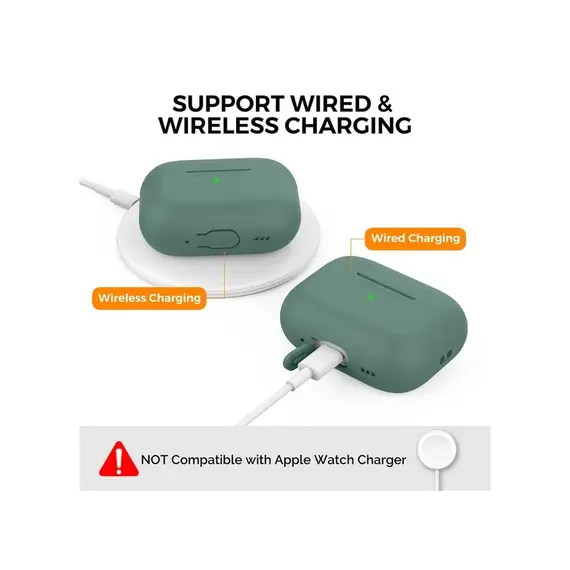 ყურსასმენის ქეისი Protective Cover For AirPods Pro 2 - Green, 3 image - TechMall.geყურსასმენის ქეისი Protective Cover For AirPods Pro 2 - Green, 3 image - TechMall.ge ,ყურსასმენის ქეისი Protective Cover For AirPods Pro 2 - Green, 3 image - TechMall.ge