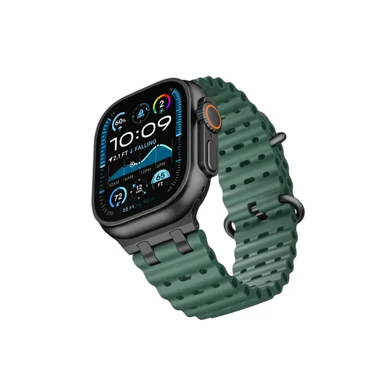 სმარტ საათის სამაჯური TVC Ocean Watch Strap for Apple Watch Series 10 Ultra 9 8 7 SE 6 5 4 3 2 1 46mm 49mm 45mm 44mm 42mm Silicone Band - Green+Black Buckle, 2 image - TechMall.geსმარტ საათის სამაჯური TVC Ocean Watch Strap for Apple Watch Series 10 Ultra 9 8 7 SE 6 5 4 3 2 1 46mm 49mm 45mm 44mm 42mm Silicone Band - Green+Black Buckle, 2 image - TechMall.ge ,სმარტ საათის სამაჯური TVC Ocean Watch Strap for Apple Watch Series 10 Ultra 9 8 7 SE 6 5 4 3 2 1 46mm 49mm 45mm 44mm 42mm Silicone Band - Green+Black Buckle, 2 image - TechMall.ge