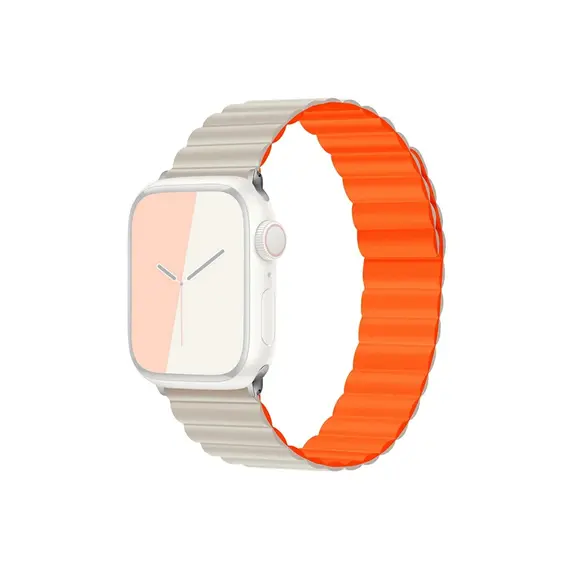 სმარტ საათის სამაჯური TVC KALEBOL Magnetic Watch Band for Apple Watch Series 10 9 8 7 SE 6 5 4 3 2 1 42mm 41mm 40mm 38mm Silicone Adjustable Strap - Starlight Orange, 2 image - TechMall.geსმარტ საათის სამაჯური TVC KALEBOL Magnetic Watch Band for Apple Watch Series 10 9 8 7 SE 6 5 4 3 2 1 42mm 41mm 40mm 38mm Silicone Adjustable Strap - Starlight Orange, 2 image - TechMall.ge ,სმარტ საათის სამაჯური TVC KALEBOL Magnetic Watch Band for Apple Watch Series 10 9 8 7 SE 6 5 4 3 2 1 42mm 41mm 40mm 38mm Silicone Adjustable Strap - Starlight Orange, 2 image - TechMall.ge