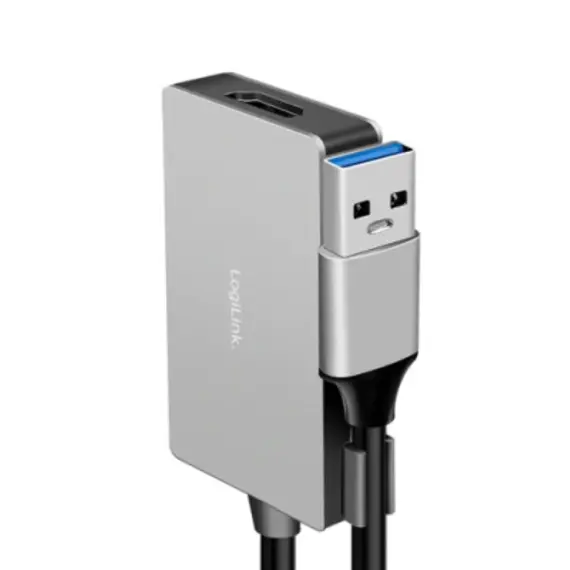 ადაპტერი Logilink UA0233A USB 3.0 adapter USB-A/M to HDMI-A/F 1080p grey 0.15 m, 2 image - TechMall.geადაპტერი Logilink UA0233A USB 3.0 adapter USB-A/M to HDMI-A/F 1080p grey 0.15 m, 2 image - TechMall.ge ,ადაპტერი Logilink UA0233A USB 3.0 adapter USB-A/M to HDMI-A/F 1080p grey 0.15 m, 2 image - TechMall.ge