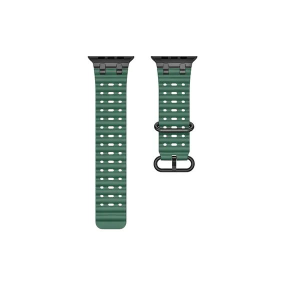 სმარტ საათის სამაჯური TVC Ocean Watch Strap for Apple Watch Series 10 Ultra 9 8 7 SE 6 5 4 3 2 1 46mm 49mm 45mm 44mm 42mm Silicone Band - Green+Black Buckle, 4 image - TechMall.geსმარტ საათის სამაჯური TVC Ocean Watch Strap for Apple Watch Series 10 Ultra 9 8 7 SE 6 5 4 3 2 1 46mm 49mm 45mm 44mm 42mm Silicone Band - Green+Black Buckle, 4 image - TechMall.ge ,სმარტ საათის სამაჯური TVC Ocean Watch Strap for Apple Watch Series 10 Ultra 9 8 7 SE 6 5 4 3 2 1 46mm 49mm 45mm 44mm 42mm Silicone Band - Green+Black Buckle, 4 image - TechMall.ge