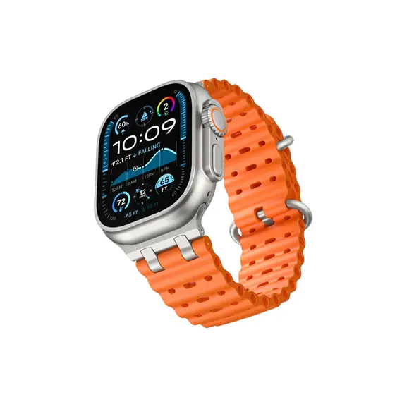 სმარტ საათის სამაჯური TVC Ocean Watch Strap for Apple Watch Series 10 Ultra 9 8 7 SE 6 5 4 3 2 1 46mm 49mm 45mm 44mm 42mm Silicone Band - Orange+Silver Buckle, 2 image - TechMall.geსმარტ საათის სამაჯური TVC Ocean Watch Strap for Apple Watch Series 10 Ultra 9 8 7 SE 6 5 4 3 2 1 46mm 49mm 45mm 44mm 42mm Silicone Band - Orange+Silver Buckle, 2 image - TechMall.ge ,სმარტ საათის სამაჯური TVC Ocean Watch Strap for Apple Watch Series 10 Ultra 9 8 7 SE 6 5 4 3 2 1 46mm 49mm 45mm 44mm 42mm Silicone Band - Orange+Silver Buckle, 2 image - TechMall.ge