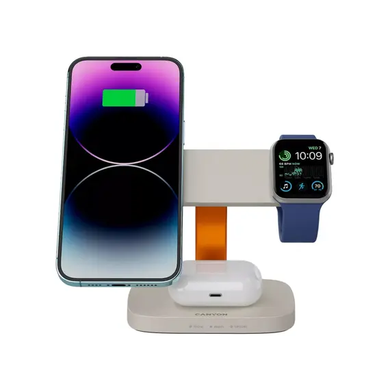 პორტატული დამტენი CANYON wireless charger HEXAGON WCS-310 3in1 LightGrey/Orange, 5 image - TechMall.geპორტატული დამტენი CANYON wireless charger HEXAGON WCS-310 3in1 LightGrey/Orange, 5 image - TechMall.ge ,პორტატული დამტენი CANYON wireless charger HEXAGON WCS-310 3in1 LightGrey/Orange, 5 image - TechMall.ge