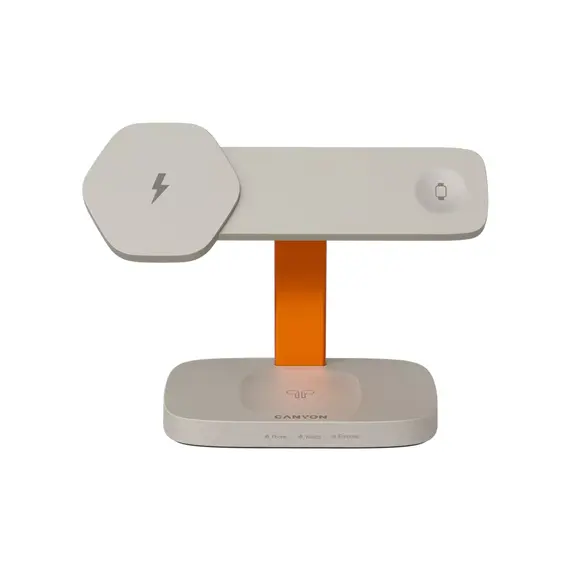 პორტატული დამტენი CANYON wireless charger HEXAGON WCS-310 3in1 LightGrey/Orange - TechMall.geპორტატული დამტენი CANYON wireless charger HEXAGON WCS-310 3in1 LightGrey/Orange - TechMall.ge ,პორტატული დამტენი CANYON wireless charger HEXAGON WCS-310 3in1 LightGrey/Orange - TechMall.ge