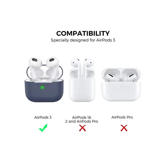 ყურსასმენის ქეისი Silicone Case For AirPods 3 - Midnight Blue, 4 image - TechMall.geყურსასმენის ქეისი Silicone Case For AirPods 3 - Midnight Blue, 4 image - TechMall.ge ,ყურსასმენის ქეისი Silicone Case For AirPods 3 - Midnight Blue, 4 image - TechMall.ge