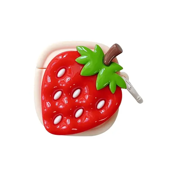 ყურსასმენის ქეისი Silicone Case For AirPods 2nd gen - Strawberry - TechMall.geყურსასმენის ქეისი Silicone Case For AirPods 2nd gen - Strawberry - TechMall.ge ,ყურსასმენის ქეისი Silicone Case For AirPods 2nd gen - Strawberry - TechMall.ge