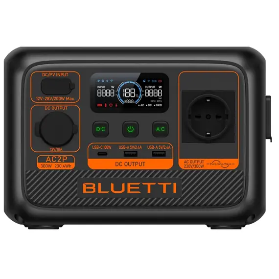 ელექტრო სადგური Bluetti AC2P, 230,4Wh, USB-C, USB-A, Power Station, Black - TechMall.geელექტრო სადგური Bluetti AC2P, 230,4Wh, USB-C, USB-A, Power Station, Black - TechMall.ge ,ელექტრო სადგური Bluetti AC2P, 230,4Wh, USB-C, USB-A, Power Station, Black - TechMall.ge