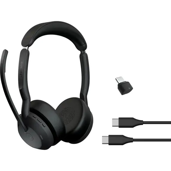 ყურსასმენი Jabra 25599-999-899 Evolve2 55, Headset, Wireless, Bluetooth, Type-C, Black, 6 image - TechMall.geყურსასმენი Jabra 25599-999-899 Evolve2 55, Headset, Wireless, Bluetooth, Type-C, Black, 6 image - TechMall.ge ,ყურსასმენი Jabra 25599-999-899 Evolve2 55, Headset, Wireless, Bluetooth, Type-C, Black, 6 image - TechMall.ge
