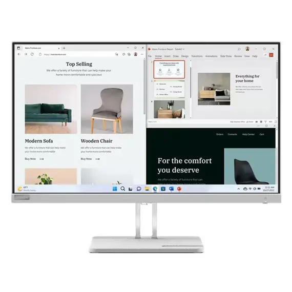 მონიტორი Lenovo 67ACKAC4EU L27e-40, 27", Monitor, FHD, VA, HDMI, VGA, Cloud Grey - TechMall.geმონიტორი Lenovo 67ACKAC4EU L27e-40, 27", Monitor, FHD, VA, HDMI, VGA, Cloud Grey - TechMall.ge ,მონიტორი Lenovo 67ACKAC4EU L27e-40, 27", Monitor, FHD, VA, HDMI, VGA, Cloud Grey - TechMall.ge