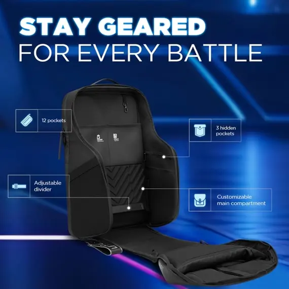 ნოუთბუქის ჩანთა Lenovo GX41M53147 Legion GB700, 16", Backpack, Black, 4 image - TechMall.geნოუთბუქის ჩანთა Lenovo GX41M53147 Legion GB700, 16", Backpack, Black, 4 image - TechMall.ge ,ნოუთბუქის ჩანთა Lenovo GX41M53147 Legion GB700, 16", Backpack, Black, 4 image - TechMall.ge