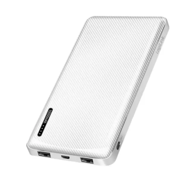 პორტატული დამტენი Logilink PA0328W Powerbank 10.000 mAh 2xUSB-A/USB-C/micro-USB with fast charging White - TechMall.geპორტატული დამტენი Logilink PA0328W Powerbank 10.000 mAh 2xUSB-A/USB-C/micro-USB with fast charging White - TechMall.ge ,პორტატული დამტენი Logilink PA0328W Powerbank 10.000 mAh 2xUSB-A/USB-C/micro-USB with fast charging White - TechMall.ge