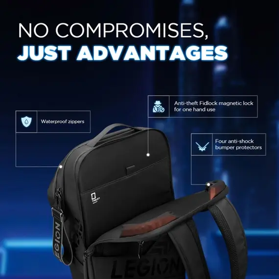 ნოუთბუქის ჩანთა Lenovo GX41M53147 Legion GB700, 16", Backpack, Black, 2 image - TechMall.geნოუთბუქის ჩანთა Lenovo GX41M53147 Legion GB700, 16", Backpack, Black, 2 image - TechMall.ge ,ნოუთბუქის ჩანთა Lenovo GX41M53147 Legion GB700, 16", Backpack, Black, 2 image - TechMall.ge