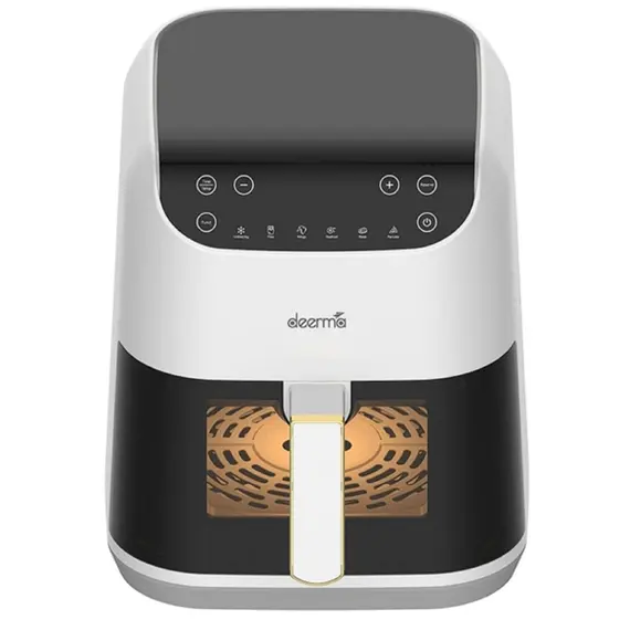 აეროგრილი Deerma DEM-KZ130W, 1300W, 5.5L, Air Fryer, White/Black, 2 image - TechMall.geაეროგრილი Deerma DEM-KZ130W, 1300W, 5.5L, Air Fryer, White/Black, 2 image - TechMall.ge ,აეროგრილი Deerma DEM-KZ130W, 1300W, 5.5L, Air Fryer, White/Black, 2 image - TechMall.ge