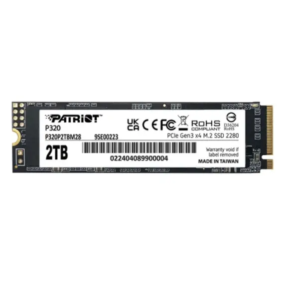 მყარი დისკი Patriot P320 2TB SSD M.2 PCIe Gen3 x 4 NVMe - P320P2TBM28 - TechMall.geმყარი დისკი Patriot P320 2TB SSD M.2 PCIe Gen3 x 4 NVMe - P320P2TBM28 - TechMall.ge ,მყარი დისკი Patriot P320 2TB SSD M.2 PCIe Gen3 x 4 NVMe - P320P2TBM28 - TechMall.ge