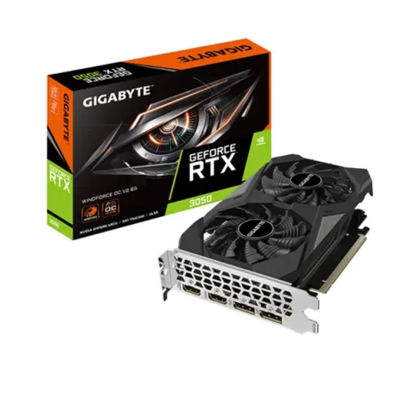 ვიდეო დაფა Gigabyte GeForce RTX3050 WINDFORCE OC V2 6GB 96-Bit GDDR6 - GV-N3050WF2OCV2-6GD - TechMall.geვიდეო დაფა Gigabyte GeForce RTX3050 WINDFORCE OC V2 6GB 96-Bit GDDR6 - GV-N3050WF2OCV2-6GD - TechMall.ge ,ვიდეო დაფა Gigabyte GeForce RTX3050 WINDFORCE OC V2 6GB 96-Bit GDDR6 - GV-N3050WF2OCV2-6GD - TechMall.ge