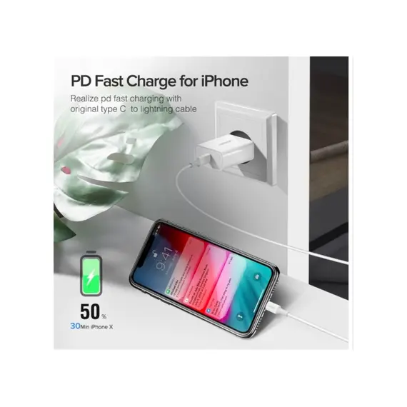 ადაპტერი UGREEN (60450) CD137 Fast Charging Port 20W, 5 image - TechMall.geადაპტერი UGREEN (60450) CD137 Fast Charging Port 20W, 5 image - TechMall.ge ,ადაპტერი UGREEN (60450) CD137 Fast Charging Port 20W, 5 image - TechMall.ge