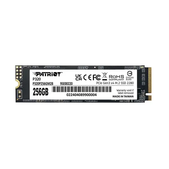 მყარი დისკი Patriot P320 256GB SSD M.2 2280 PCIe Gen 3.0 x4 NVMe - P320P256GM28 - TechMall.geმყარი დისკი Patriot P320 256GB SSD M.2 2280 PCIe Gen 3.0 x4 NVMe - P320P256GM28 - TechMall.ge ,მყარი დისკი Patriot P320 256GB SSD M.2 2280 PCIe Gen 3.0 x4 NVMe - P320P256GM28 - TechMall.ge