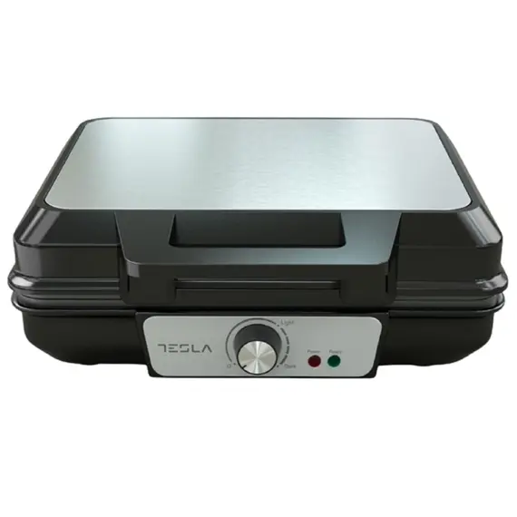 ვაფლის აპარატი Tesla WM200BX, 1000W, Waffle Maker, Black/Silver - TechMall.geვაფლის აპარატი Tesla WM200BX, 1000W, Waffle Maker, Black/Silver - TechMall.ge ,ვაფლის აპარატი Tesla WM200BX, 1000W, Waffle Maker, Black/Silver - TechMall.ge