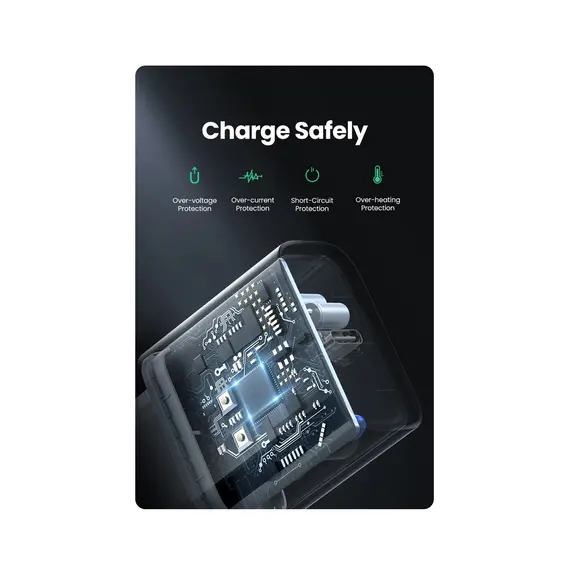 ადაპტერი UGREEN (60450) CD137 Fast Charging Port 20W, 4 image - TechMall.geადაპტერი UGREEN (60450) CD137 Fast Charging Port 20W, 4 image - TechMall.ge ,ადაპტერი UGREEN (60450) CD137 Fast Charging Port 20W, 4 image - TechMall.ge